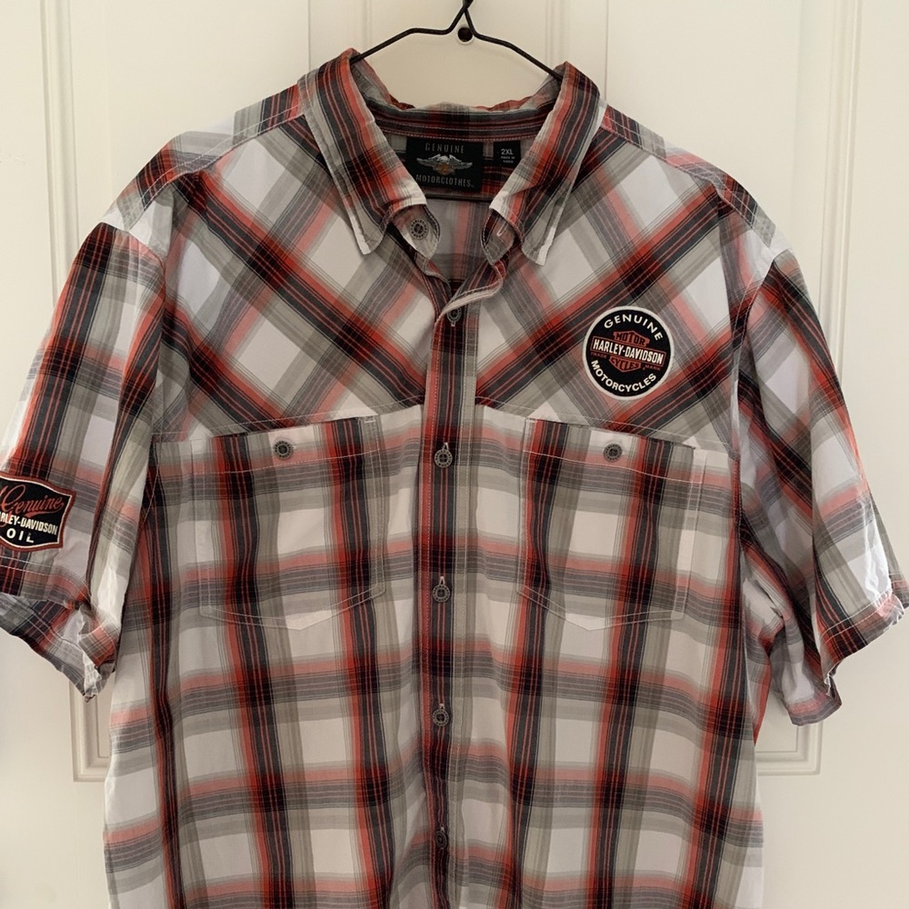 XXL like new Harley Davidson button down shirt